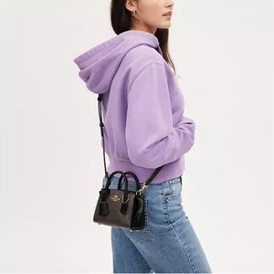 New COACH Andrea Mini Carryall In Signature Canvas